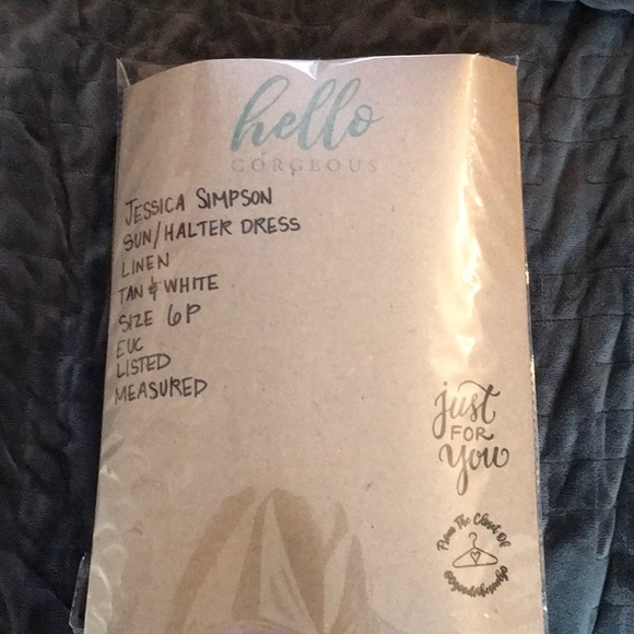 Jessica Simpson | Linen Hater Sundress Size 6P - Picture 7 of 7